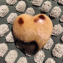 coeur en pierre naturelle de Septaria