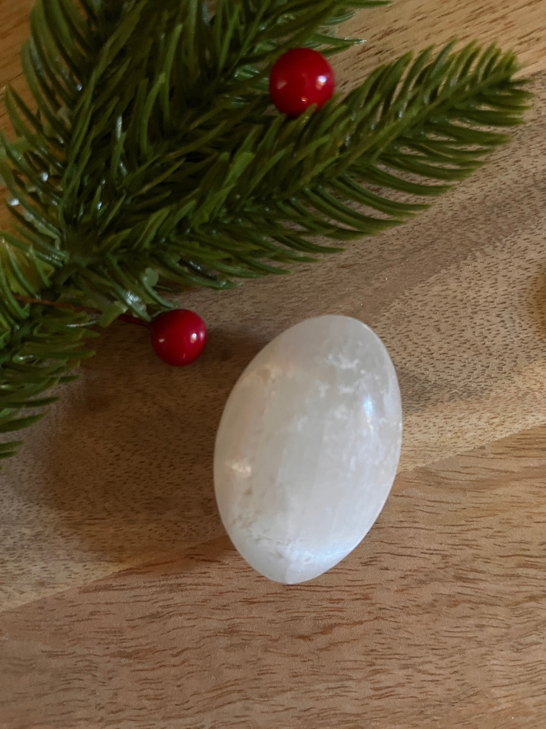 pierre naturelle de sélénite blanche 